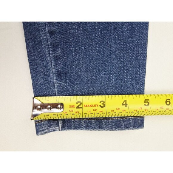 Calvin Klein Size 27X27 Womens Mid Rise Skinny Blue Denim Repreve 5 Pocket Jeans - Picture 6 of 14